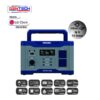 LG POWERED 3600W GENTECH PORTABLE POWER STATION - Image 2